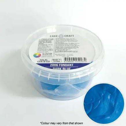 Cake Craft Dark Blue Fondant 200gm