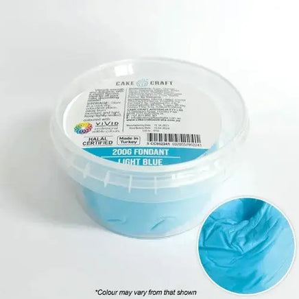 Cake Craft Light Blue Fondant 200gm