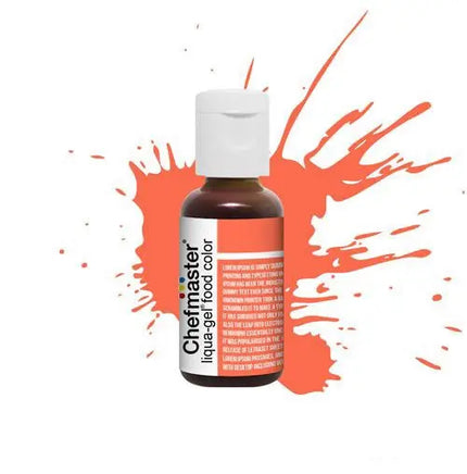 Chefmaster Georgia Peach Gel Colouring. Liqua Gel 20gm