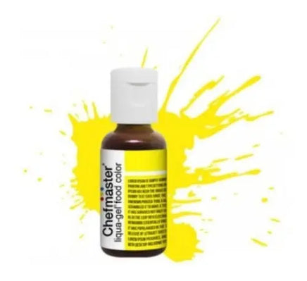 Chefmaster Lemon Yellow Gel Colouring. Liqua Gel 20gm