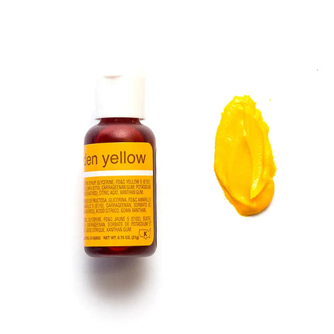 Chefmaster Liqua-Gel Golden Yellow 20gm