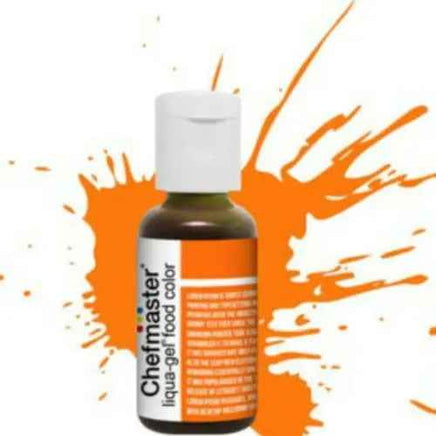 Chefmaster Liqua-Gel Neon Brite Orange