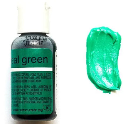 Chefmaster Liqua-Gel Teal Green 20gm