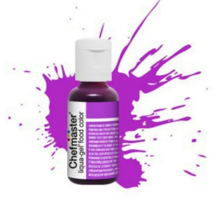 Chefmaster Neon Brite Purple Liqua Gel 20gm