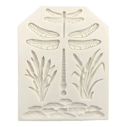 Amazing Dragon Fly & Reed Silicone Mould