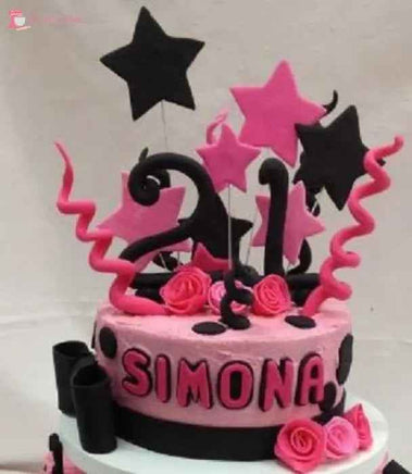 Edible Cake Kit. Age Birthday Theme. Choose Your Colour