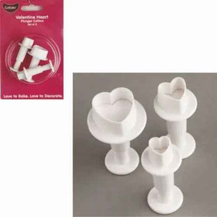 GO BAKE PLUNGER CUTTER HEART X3