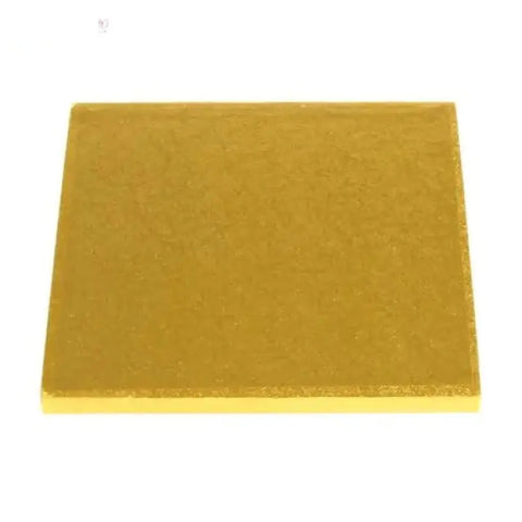 6 Inch Square Gold Cake Board