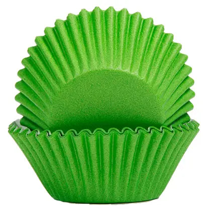 Go Bake Green Baking Cups x72. Premium Greaseproof