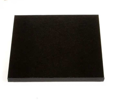 6 inch Masonite Black Square Cake Board