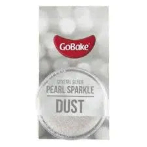 Edible Pearl Sparkle Dust Crystal Silver
