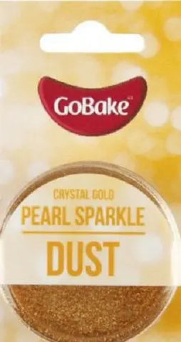 GoBake Pearl Sparkle Dust - Crystal Gold - 2gm