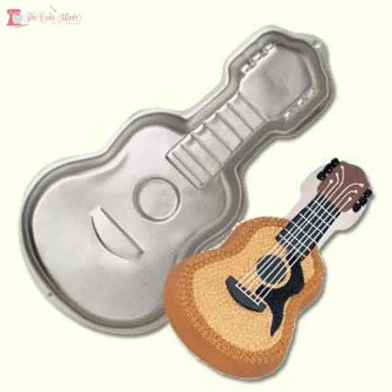 Guitar Cake Tin Hire - The Cake Mixer