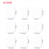 Number Cake Template Set - Cutting Guides