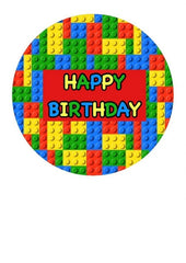 Lego Bricks Edible Image - Choose shape The Cake Mixer
