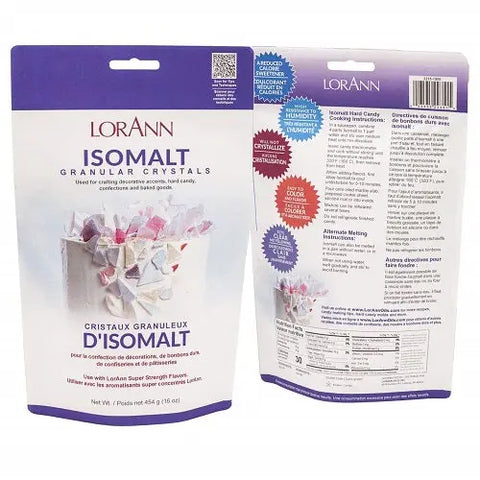 Lorann Isomalt Granules. 453gm Bag. Clear