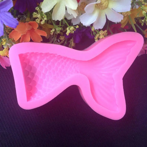 Mermaid Tail Silicone Mould 80mm