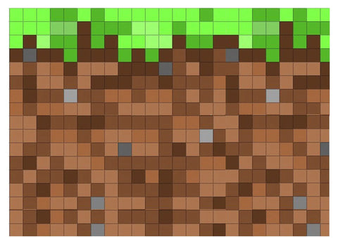 Minecraft Pixel Squares Edible Image/ Cake Wrap