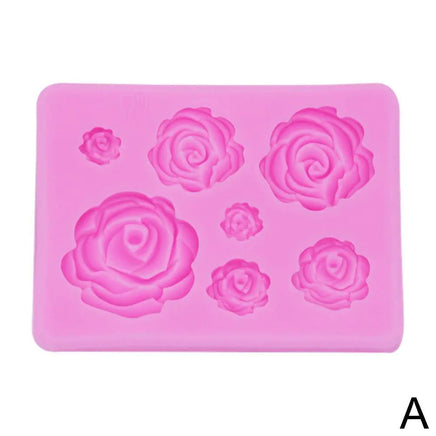 Multi Cavity Rose Silicone Mould