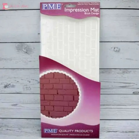 PME Impression Mat - Brick - Use With Fondant