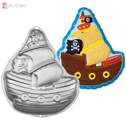 Pirate Ship Cake Tin Hire - The Cake Mixer