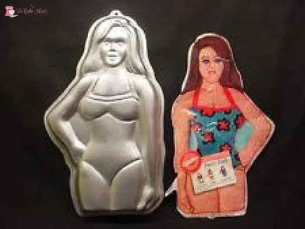 Pretty Lady Cake Tin Hire - The Cake Mixer