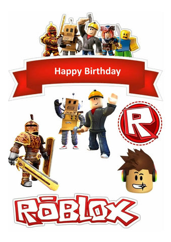 Roblox Stand Up Wafer Paper Edible Image