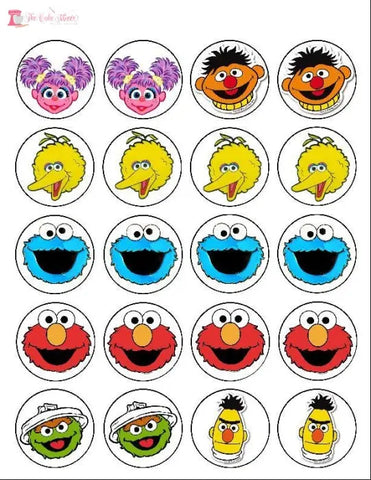 Sesame Street Cupcake Toppers x12