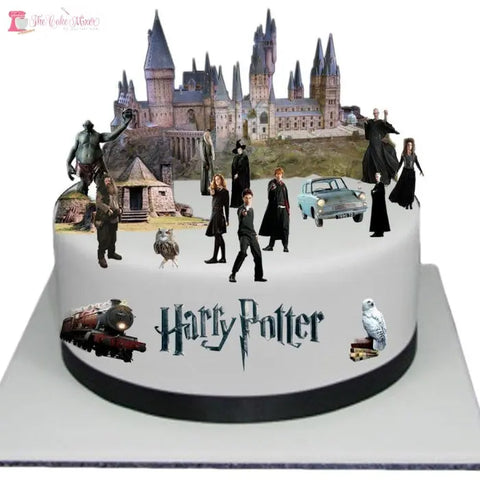 Stand Up Harry Potter Scene Edible Premium Wafer Paper Cake Topper