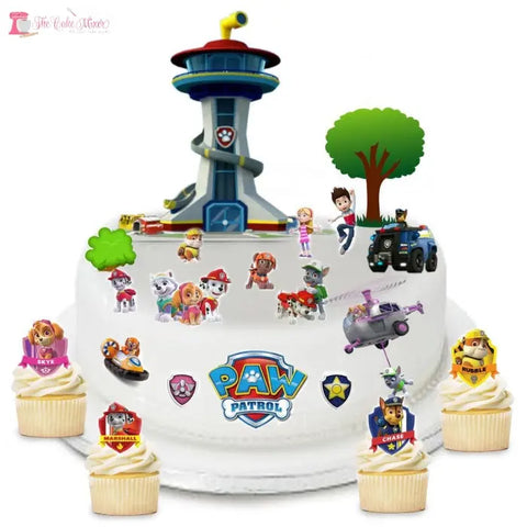 Stand Up Paw Patrol Cake Topper Edible Premium Wafer Paper