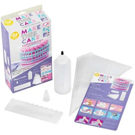 Striped Drip Cake Decorating Set
