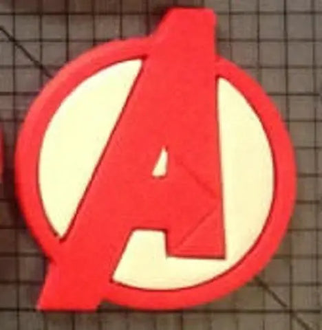 The Avengers Badge Edible Cake Decorations x6