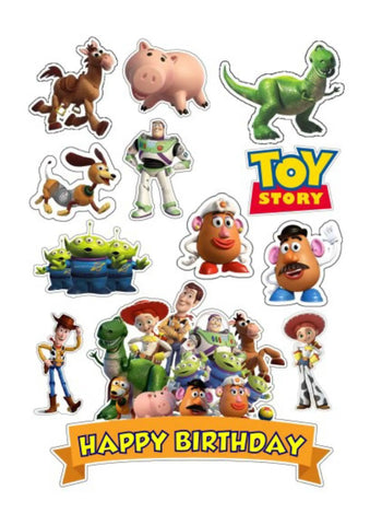 Toy Story Edible Wafer Paper Cake Topper