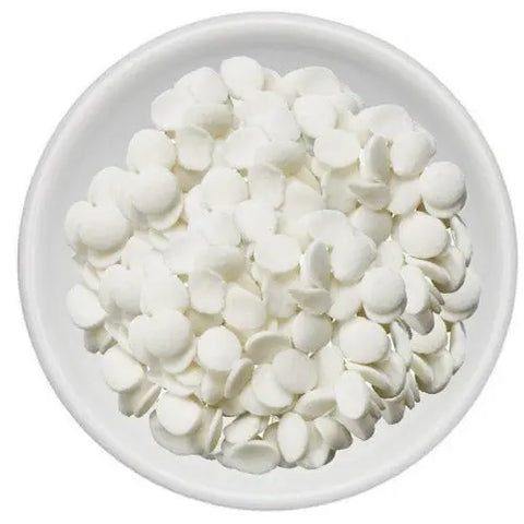 White Edible Confetti Sprinkles 25gm