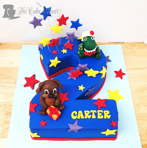 The Wiggles Numeral Cake