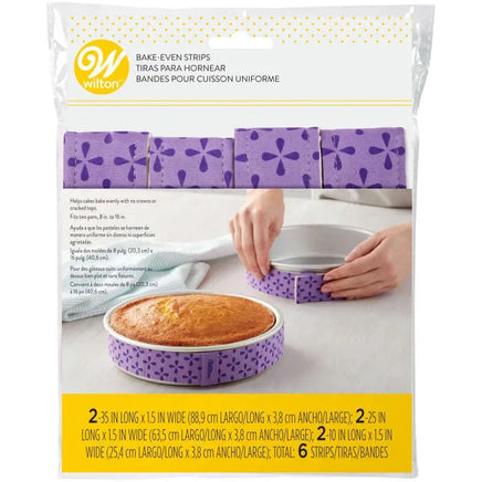 Wilton Bake Even Strips 6 Pack. For perfectly level cakes