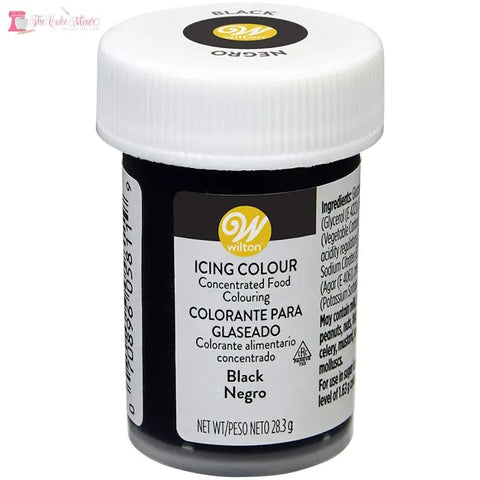 Wilton Black Gel Food Colouring. Perfect for buttercream