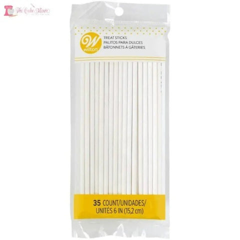 Wilton White Lollipop Sticks, 6-Inch, 35 Pack