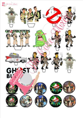 Ghostbusters Edible Premium Wafer Paper Cake Topper
