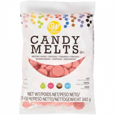 Wilton Candy Melts Coral Red 340gm