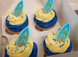 Surfing Theme Cupcakes. Available in 6 or 12 Packs. toys&parties.co.nz
