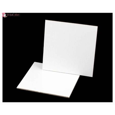 10 Inch White Square Cake Board. 6mm thick.