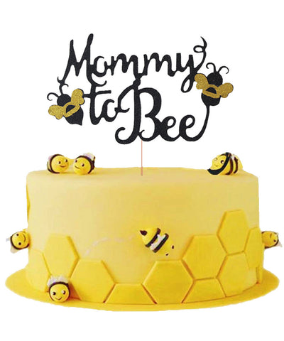 Mommy To Bee Card Cake Topper