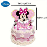 Cute Minnie Mouse Cake & Cupcake Topper Set