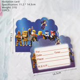Roblox Party Invitation Cards - Pack of 10
