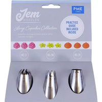 Jem Large Cupcake Collection Piping Nozzle Set
