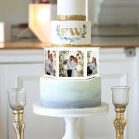 Acrylic Photo Frame Cake Stand. Unique Cake Design