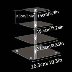 Acrylic Cupcake Stand - 4 Tier