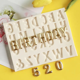 Alphabet Fondant Mould