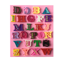 Elegant Alphabet Silicone Mould - Capital Letters